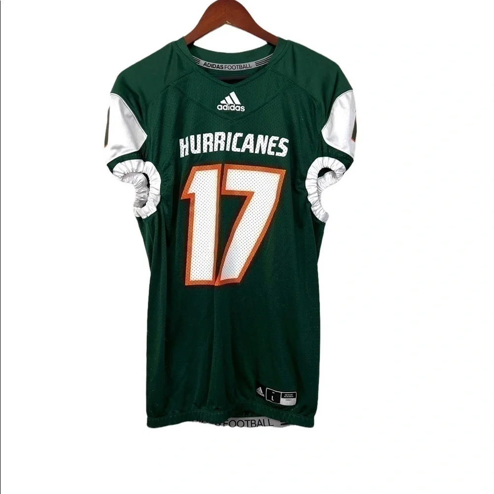 Miami Hurricanes Adidas Football Shirt Jackson 17